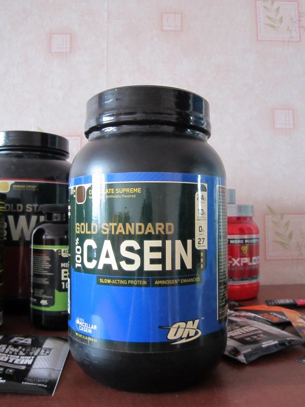 Обзор казеинового протеина 100% Casein Protein от Optimum Nutrition
